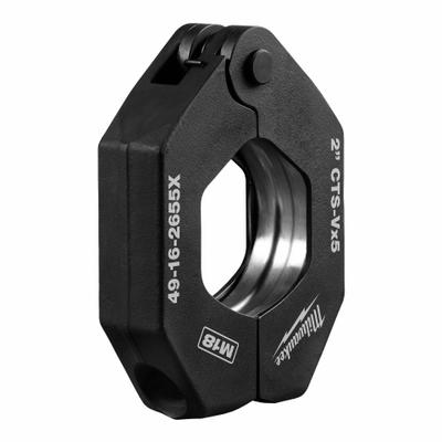 MILWAUKEE Press Ring: 2 in Pipe, Copper/Stainless Steel - Jaws & Rings for Standard & Extended Press Tools