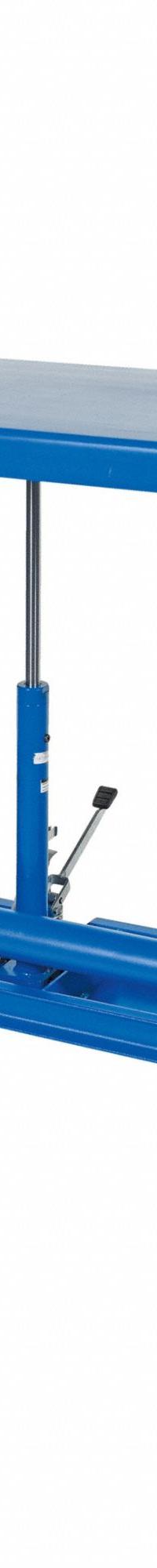 VESTIL Long Deck Cart: Not Powered, 2,000 lb Load Capacity, 96 in L x 20 1/4 in W, Steel, Hydraulic (MPN LDLT-2096). Key specifications — Platform Material: Steel; Brand: VESTIL.