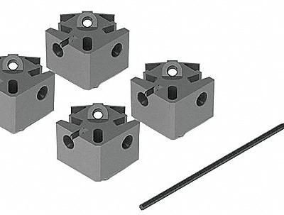 HOFFMAN Panel Block: For Mounting Components, Polyamide - Electrical Enclosure Accessories & Replacement Parts