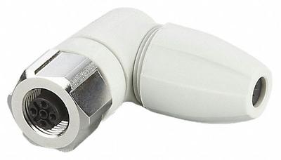 IFM Circular Connector: A Coded, 4 Socket, M12 Female Thread, IP65/IP67/IP68/IP69K - Field-Wireable Washdown-Rated M12 Circular Connectors