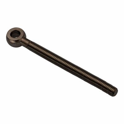 AMPG Fixed Rod End: Steel, Black Oxide, 140 mm Hole Center-to-End Lg, Right Hand - Steel Male Threaded Fixed Rod Ends