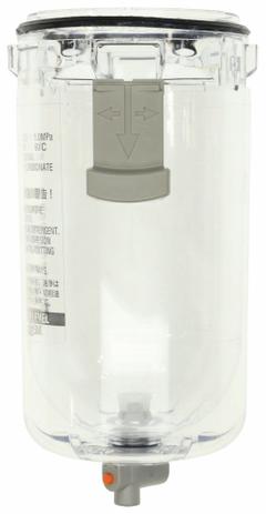 SMC FRL Replacement Bowl: Polycarbonate, C4, C4SF-D. Key specifications — attr111689: C4SF-D; attr111695: C4; attr158712: Polycarbonate; attr111692: SMC.