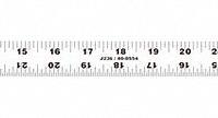 JOHNSON LEVEL Rule: J236, 3 ft, 0.13 in Thick, 1/16 in, Anodized, Black, Semi-Flex, Beveled Edge. Key specifications — attr939978: 1/16 in; attr934745: JOHNSON LEVEL; attr944508: Horizontal; attr944509: Anodized; attr939993: Decimal; attr986193: Etched.