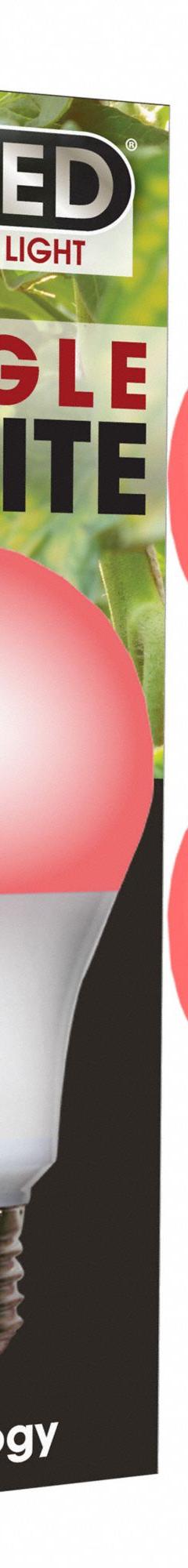 LED Grow Bulb: LED, A19, 120V, Full/Broad/Red, 150 W Incandescent Watt Equivalency (MPN 602146). Key specifications — Plant Growth Application: Flowering; Brand: MIRACLE LED; Bulb Shape: A19; Spectrum: Full/Broad.
