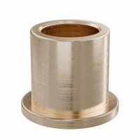 Flanged Sleeve Bearing: Bronze, SAE 841, 8 mm Bore, 11 mm OD, 12 mm Lg, -35°F to 300°F, 10 PK (MPN FFM0811-12B). Key specifications — System of Measurement: Metric; Material Grade: SAE 841; Flange Type: Flanged; Brand: OILITE.