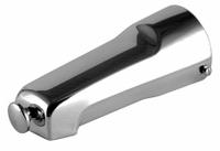 BRASSCRAFT Diverter Tub Spout: 1/2 in Connection Size, Slip-Fit Connection, 6 1/2 in Spout Reach (MPN SWD0407). Key specifications — Tub Spout Connection Type: Slip-Fit; Trim Finish: Chrome; Tub Spout Material: Zinc; Brand: BRASSCRAFT.