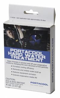 PORTACOOL Hard Water Treatment: Hard Water Treatment, Portable Evaporative Cooler, Portacool (MPN PARPACHWTB00). Key specifications — attr1156931: Fabric; attr1156919: PORTACOOL; attr1156936: Hard Water Treatment; attr1156922: Apex™ 2000; attr1156917: PARPACHWTB00.