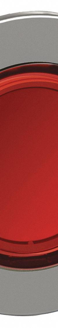 SCHNEIDER Flush Push Button: Red, 30 mm Mounting Size, Metallic, Maintained (MPN ZB4FH043). Key specifications — Brand: SCHNEIDER; Action: Maintained; Series: XB4; Push Button Material Type: Metallic.