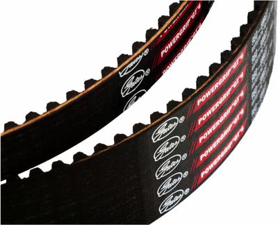 GATES Timing Belt: One Side, Modified Curvilinear, PowerGrip GT4, 14 mm Pitch - GT Section Timing Belts