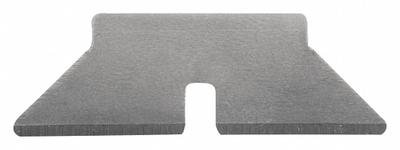 EASY CUT Utility Blade: 2 in Blade Lg, 1 1/2 in Blade Wd, 0.017 in Blade Thick, Steel - Straight-Edge Blunt-Tip Replacement Utility Blades
