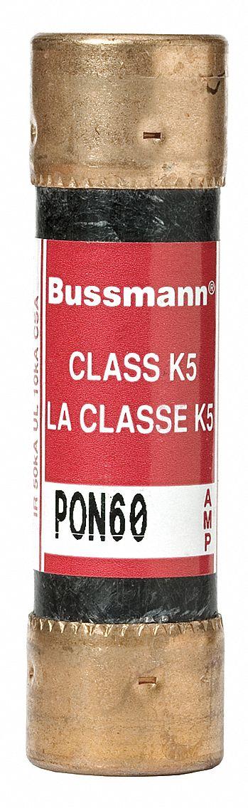 BUSSMANN Fuse: Time Delay, 60 A - CSA-Certified Fuses