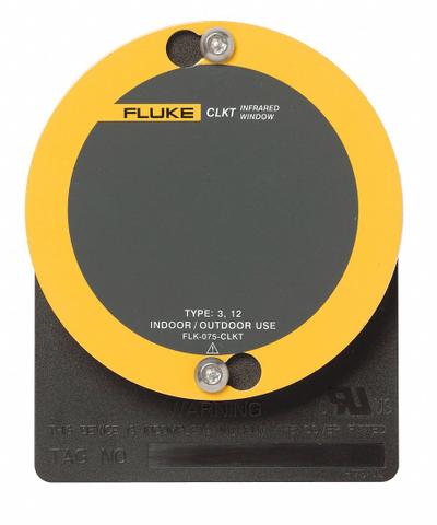 FLUKE 3" Round Infrared Window: Viewing Panes, 2,552°F Optic Max Temp