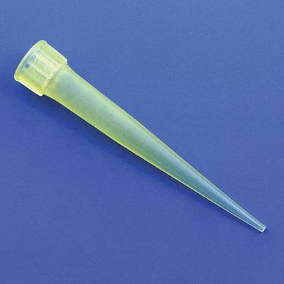 GLOBE SCIENTIFIC Pipette Tip: Non-Sterile, 200 ul Capacity, Bulk Bag, No Filter, Yellow - Non-Strerile Pipette Tips