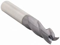 WIDIA HANITA Square End Mill: Carbide, TiAlN Coated, 3 Flute, 1/4" Mill Dia, 1" LOC, 3" OAL (MPN I3S0250T100L)