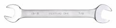 WESTWARD Open End Wrench: Alloy Steel, Satin, 7/8 in_13/16 in Head Size, 10 in Overall Lg, Std (MPN 1EYL8). Key specifications — attr309776: No; attr309781: Satin; attr309780: Alloy Steel; attr324939: WESTWARD.