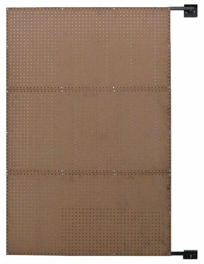 APPROVED VENDOR Pegboard Swing Panel: Round, 9/32 in Peg Hole Size, 72 in x 48 in x 1/4 in - Round-Hole Pegboard Swing Panels