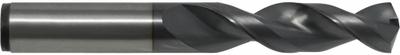 CLEVELAND Screw Machine Drill Bit: #38, 135° Split Point, TiCN-Coated Cobalt - Cobalt Screw-Machine Length Drill Bits for Deep Hole-Drilling