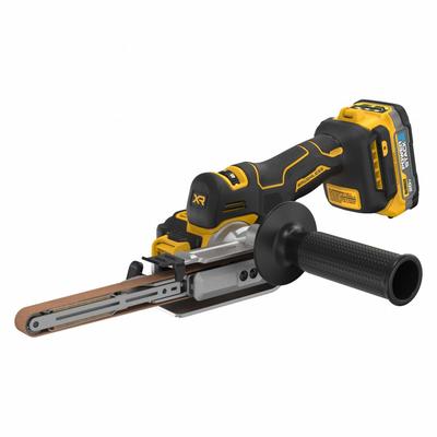 DEWALT Cordless Band File: 20V MAX, Battery Included, 1/2 in Belt Wd, 18 in Belt Lg - DEWALT Cordless Band Files