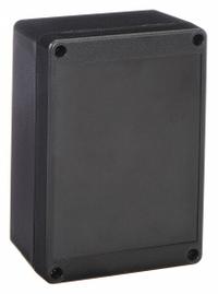 BOX ENCLOSURES Enclosure: Black, Polycarbonate, 7 in x 5 in x 3 in, NEMA 4, Solid Cover (MPN BEN-80PBK). Key specifications — attr1046062: Black; attr1046066: Solid; attr1046077: 4; attr211016: BOX ENCLOSURES.