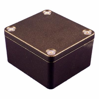 HAMMOND Enclosure: Die-Cast Aluminum, 2 in x 2 in x 1 in, NEMA 1/12/13/4/4X, Solid Cover - Aluminum Enclosures
