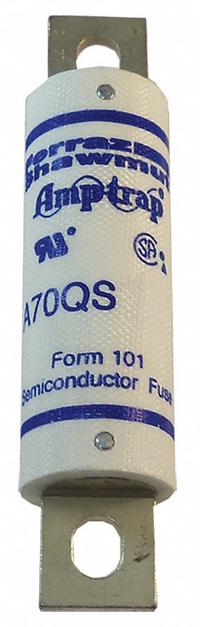 Semiconductor Fuse: A70QS Series, Fast-Acting, 80 A, 700 V AC, 700 V DC DC Volt Rating (MPN A70QS80-4). Key specifications — Series: A70QS; Brand: MERSEN; Voltage Type: AC/DC.