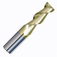 APPROVED VENDOR Square End Mill: Carbide, NF1 Coated, 2 Flute, 1/4" Mill Dia, 5/8" LOC, 2-1/2" OAL (MPN 313035)
