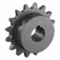 TSUBAKI Single Strand Sprocket: 41, For 1/2 in Chain Pitch, 3/4 in Bore Dia, 16 Teeth, Steel (MPN 41B16F-3/4). Key specifications — Brand: TSUBAKI.