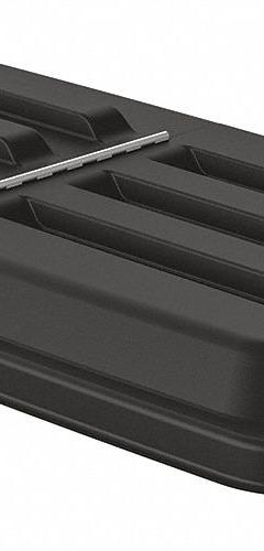 SUNCAST COMMERCIAL Hinged Truck Lid: 57 in L 30 3/4 in W 5 1/2 in H, Fits 13.6 cu ft, 0.5 cu yd (MPN RMTT50LID). Key specifications — Lid/Cover Material: MDPE; For Use With Grainger Item Number: 48LW42; Brand: SUNCAST COMMERCIAL; Color: Gray.