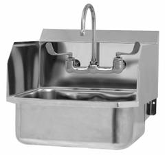 SANI-LAV Hand Wash Sink Kit: 1 Stations, 7 in Bowl Dp, 17 in Bowl Lg, 14 in Bowl Wd, Faucet Included (MPN 507FL). Key specifications — Includes Side Splash: Side Splash Included; Series: Stainless Steel Hand Wash Sink; Brand: SANI-LAV.