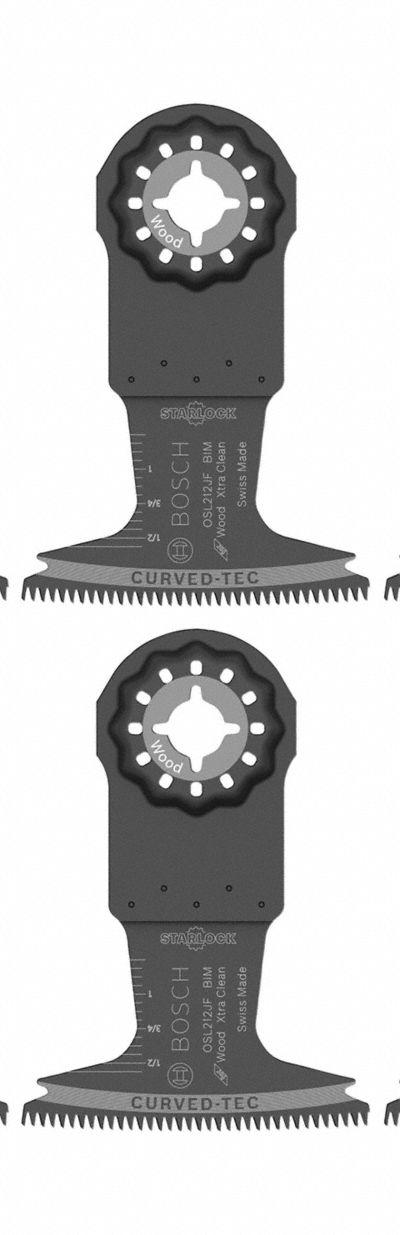 BOSCH Oscillating Tool Blade: 2 1/2 in Blade Wd - Starlock Mounted Blades