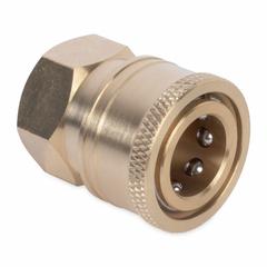 MI-T-M Quick Connect Socket: Mfr Part # 17-0004, Brass, 3/8 in Overall Dia. Key specifications — Compatible with Manufacturer Model Number: CA-2403-2MMH; Product Type: Quick Connect Socket; Manufacturer Part Number: 17-0004.