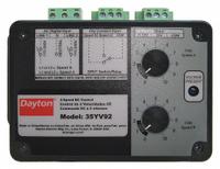 Speed Control: Dial, 2 Switches or Dials, 115/230V AC, Aluminum Plate, Gray Plate, 0.5 A (MPN 35YV92). Key specifications — Brand: DAYTON; Reversible: Not Reversible; Input Voltage: 115/230V AC; Compatible with Series: Dayton Fans with EC Motors; Plate Material: Aluminum.