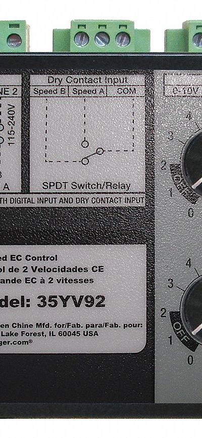Dayton Speed Control: Dial - Dial Fan Speed Controls