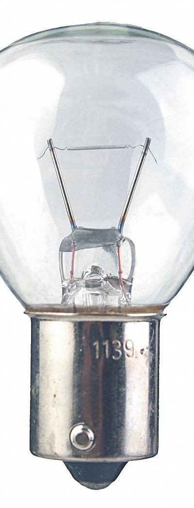 APPROVED VENDOR Incandescent Bulb: Incandescent - BA15s Single-Contact Bayonet Base Lamps
