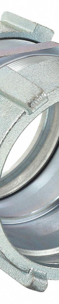 RACO Compression Coupling: 2 1/2 in Trade Size, 5 3/4 in Overall Lg, RMC, Concrete Tight (MPN 1830). Key specifications — Compatible Conduit Type: RMC; Brand: RACO.