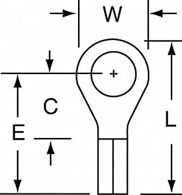3M Ring Terminal: Bare - Non-Insulated Ring Terminals