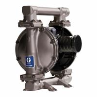 GRACO Diaphragm Pump: Stainless Steel Body, 1 in, NPT Connection, 50 gpm, Not Specified Diaphragm (MPN 651161). Key specifications — Brand: GRACO; Seat Material: SS; Check Valve Material: PTFE; Diaphragm Material: Not Specified.
