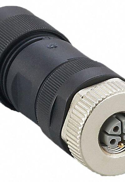 IFM M12 Circular Connector: L Coded - Field-Wireable Industrial M12 Circular Connectors