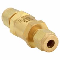 PARKER Instrumentation Check Valve: For Fluids/Gas Media, Poppet, Inline Valve Body, Brass, Buna-N (MPN 4Z-C4L-10-BN-B). Key specifications   — Brand: PARKER.