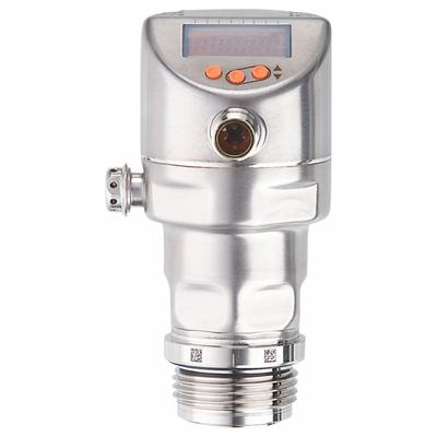 IFM Indicating Pressure Transmitter: 1 in BSPP, -100 mbar to 1,600 mbar, 100 mA DC/2 VDC - Sanitary Digital Pressure Transmitters with 4-Pin M12 Connector