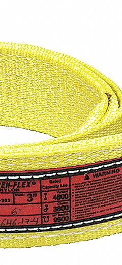 STREN-FLEX Web Sling: Type 3, Nylon, 14 ft Sling Lg, 15 in Eye Lg, 3 Plies (MPN EEF-3-903-14). Key specifications — Sling Type: Type 3; Brand: STREN-FLEX; Tag Type: Wear-Resistant Tag.