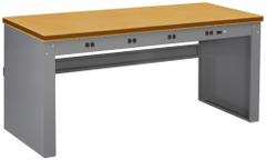 TENNSCO Workbench: Fixed Ht, Tempered Hardwood, 72 in x 36 in, 1,500 lb Overall Load Capacity, Gray (MPN EB-1-3672C). Key specifications — Brand: TENNSCO.