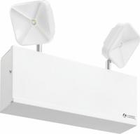 Emergency Lighting Fixtures: LED, Damp Location Rated, 3.5 W Lamp Watt, 120 to 347 V, Surface, White (MPN TCU 750L HO M4). Key specifications — Environmental Rating: Damp Location Rated; Remote Capable: Yes; Adjustable Lamp Heads: Yes; Brand: LITHONIA LIGHTING; Standards: UL Listed; Series: TCU; Features: Corrosion-Resistant; Housing Color: White.