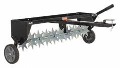AGRI-FAB Lawn Aerator: Straight Plug, 40 in Working Wd, 1 in Spike Dia, 2 1/2 in Aeration Dp, Steel (MPN 45-0544). Key specifications — Brand: AGRI-FAB; Frame Material: Steel; Spike Wheel Type: Straight Plug.