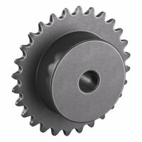 TSUBAKI Sprocket: One-Sided Hub, For Single Strands, 25, 28 Teeth, 2.233 in Pitch Dia, Steel (MPN 25B28). Key specifications — Brand: TSUBAKI.
