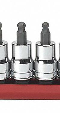 GEARWRENCH Socket Bit Sets: 1 - 25 Pieces, 3/8 in Drive Size, 7 Pieces, Fixed Insert, SAE (MPN 80586). Key specifications — attr1216280: Fixed Insert; attr1216283: GEARWRENCH; attr1225718: 1/8 in to 3/8 in; attr1227491: 3/8 in.