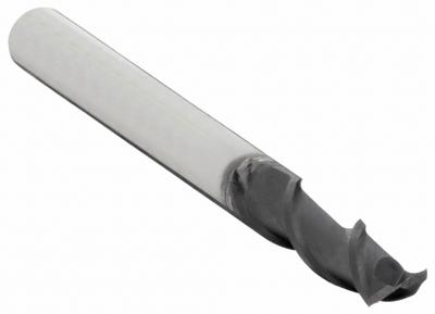 OSG Square End Mill: Carbide, TiAlN Coated, 2 Flute, 1/16" Mill Dia, 3/16" LOC - General Purpose Carbide Square End Mills