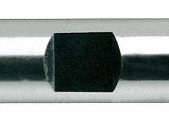 YG-1 Square End Mill: High Speed Steel, TiCN Coated, Double End, 4 Flute, 15/64" Mill Dia, 5/8" LOC (MPN 13046HC)