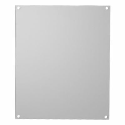 HAMMOND Enclosure Panel: Back Panel Panel, 4.25 in Overall Ht, 4.25 in Overall Wd - Interior Mounting Panels