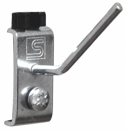 TRESTON Pliers/Wrench Tool Holder: 3 3/8 in x 1 31/32 in x 1 in, 5 Hooks, Screw-In - Hooks for Square-Hole Pegboard